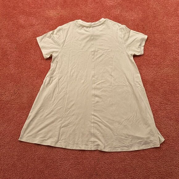 Lululemon All Yours Tee Dress Lemon Vibe Relaxed Fit Pima Cotton Vitasea Size 4 - Picture 5 of 12